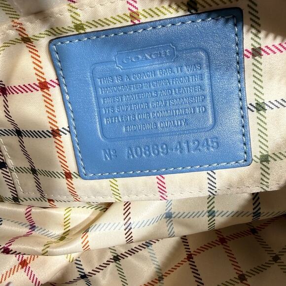 y2k COACH Vintage Kisslock Stripe Top Handle Mini Purse - Picture 6 of 12